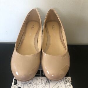 Chinese Laundry Shoes | Marcie Demi Heel Nude Wedge Pumps